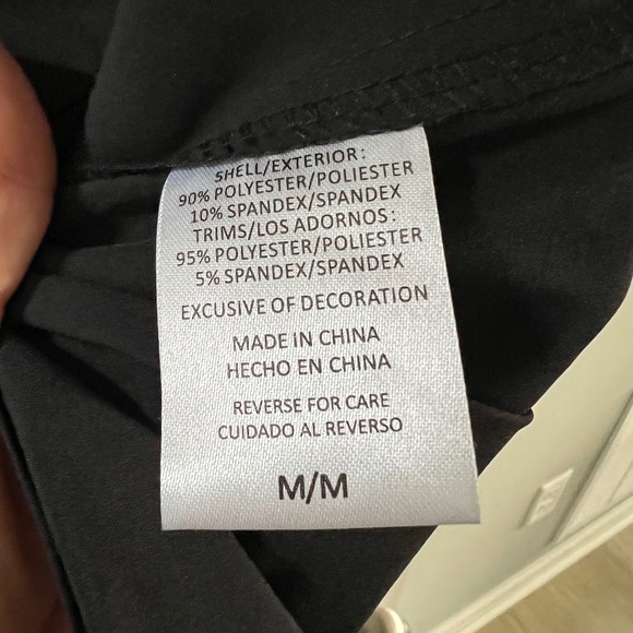 44 North Hooded Vest Dress Sleeveless Black Zip Pockets Womens Medium - Picture 7 of 11